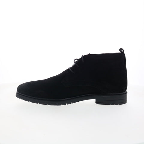 Steve Madden P-Grayt Mens Black Suede Lace Up Lifestyle Sneakers Shoes