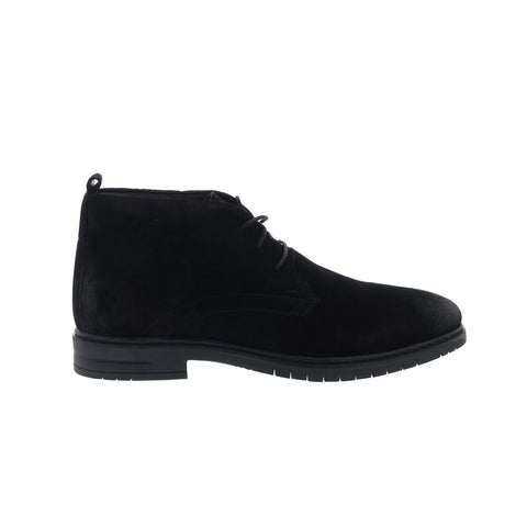 Steve Madden P-Grayt Mens Black Suede Lace Up Lifestyle Sneakers Shoes
