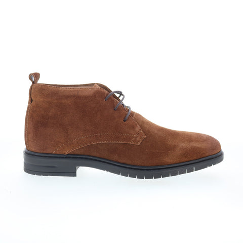 Steve Madden P-Grayt Mens Brown Suede Lace Up Chukkas Boots