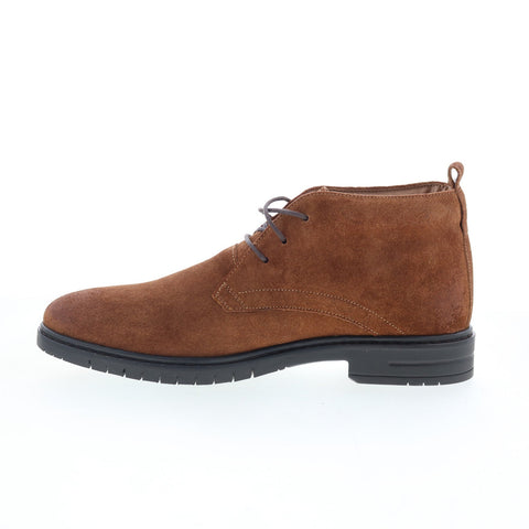 Steve Madden P-Grayt Mens Brown Suede Lace Up Chukkas Boots