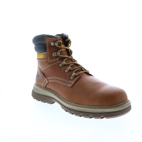 Caterpillar Fairbanks P74138 Mens Brown Wide Leather Work & Safety Boots