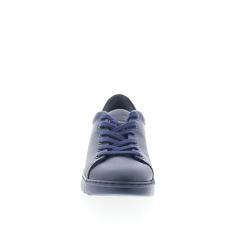 Softinos Essy ESSY672SOF Womens Blue Leather Lifestyle Sneakers Shoes