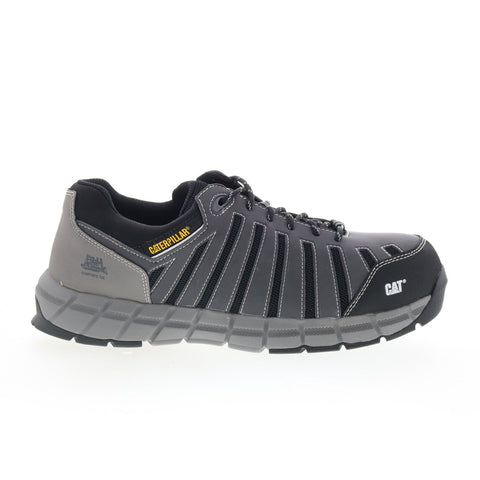 Caterpillar Chromatic Composite Toe P90694 Mens Gray Wide Work Shoes