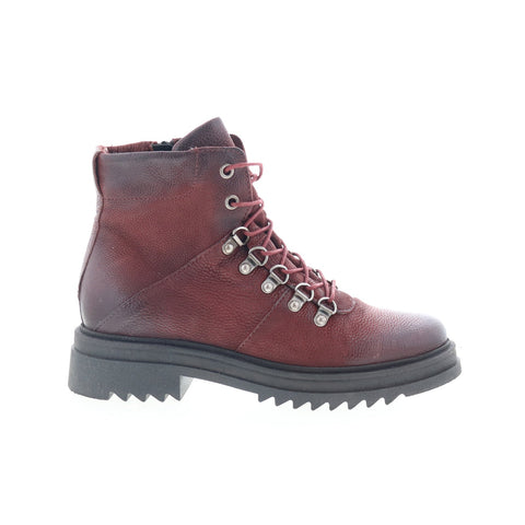 Miz Mooz Freddie P94201-101-6345 Womens Burgundy Leather Casual Dress Boots