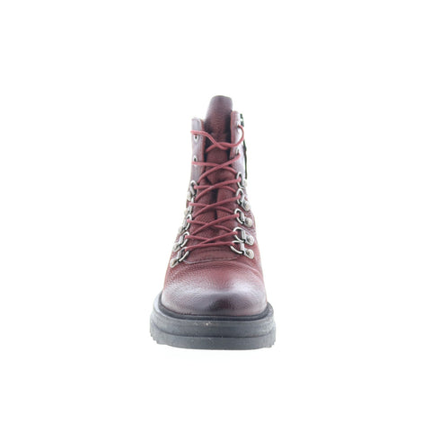 Miz Mooz Freddie P94201-101-6345 Womens Burgundy Leather Casual Dress Boots