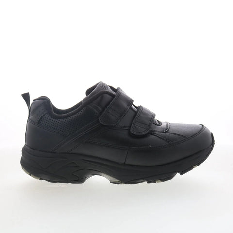 Drew Paige 14695-12 Womens Black Wide Leather Lifestyle Sneakers Shoes
