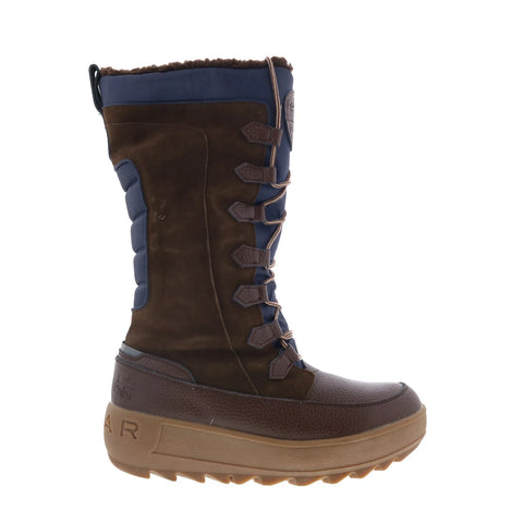 Pajar Paige 44499 Womens Brown Leather Zipper Mid Calf Boots