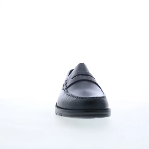 Rockport Palmer Penny Mens Black Leather Loafers & Slip Ons Penny Shoes
