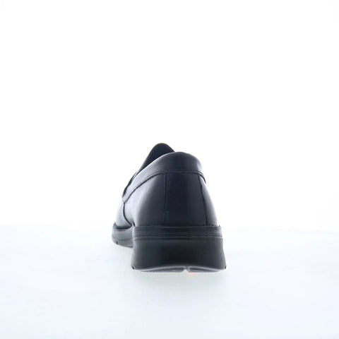 Rockport Palmer Penny Mens Black Leather Loafers & Slip Ons Penny Shoes