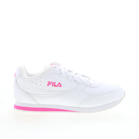 Fila Panzia 5RM01060-155 Womens White Leather Lifestyle Sneakers Shoes