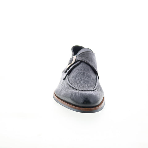 Di Bianco Parma Mens Black Leather Loafers & Slip Ons Casual Shoes