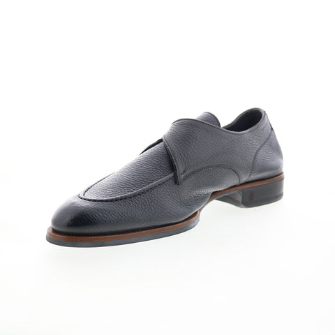 Di Bianco Parma Mens Black Leather Loafers & Slip Ons Casual Shoes