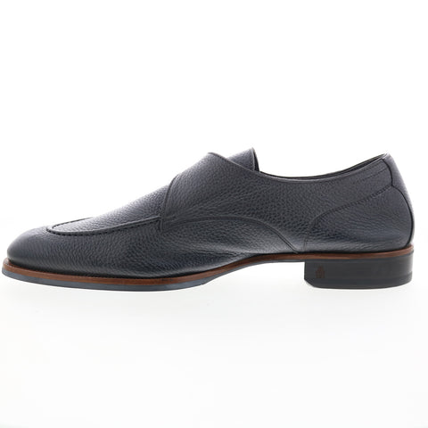 Di Bianco Parma Mens Black Leather Loafers & Slip Ons Casual Shoes