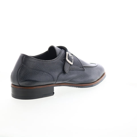 Di Bianco Parma Mens Black Leather Loafers & Slip Ons Casual Shoes