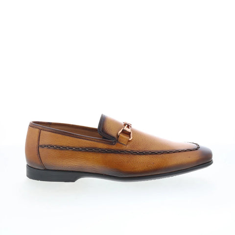 Mezlan Patina 21099 Mens Brown Leather Loafers & Slip Ons Penny Shoes