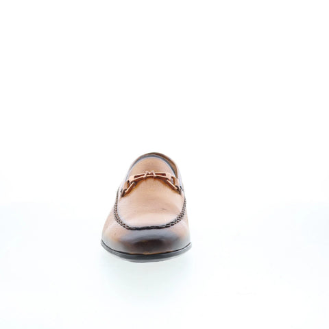 Mezlan Patina 21099 Mens Brown Leather Loafers & Slip Ons Penny Shoes