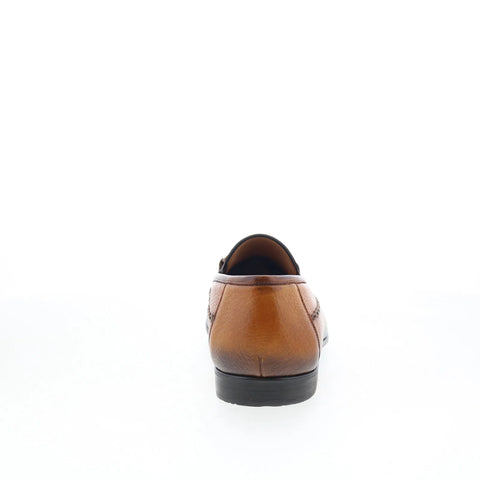 Mezlan Patina 21099 Mens Brown Leather Loafers & Slip Ons Penny Shoes