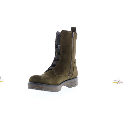 Bos. & Co. Patrai Womens Green Suede Zipper Casual Dress Boots