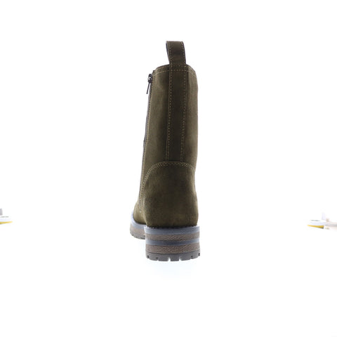 Bos. & Co. Patrai Womens Green Suede Zipper Casual Dress Boots