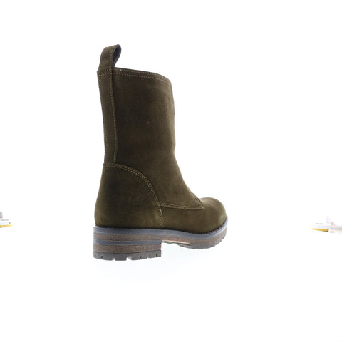 Bos. & Co. Patrai Womens Green Suede Zipper Casual Dress Boots
