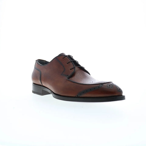 Di Bianco Pavoratti Pecari SBP889 Mens Brown Oxfords Casual Shoes