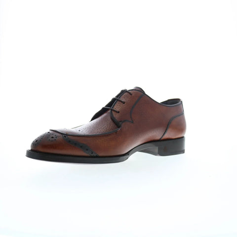 Di Bianco Pavoratti Pecari SBP889 Mens Brown Oxfords Casual Shoes