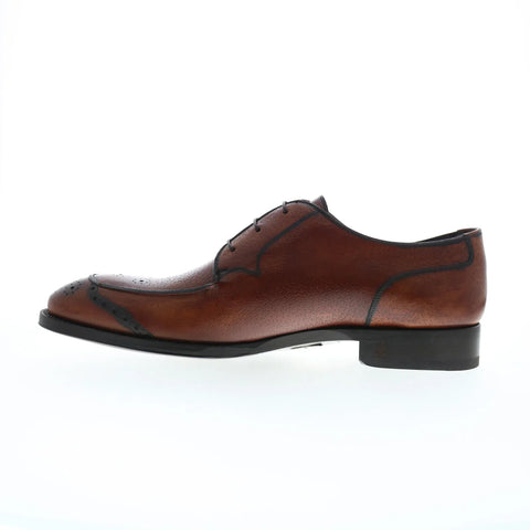 Di Bianco Pavoratti Pecari SBP889 Mens Brown Oxfords Casual Shoes