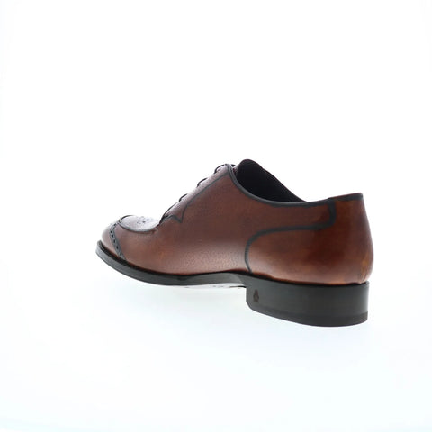 Di Bianco Pavoratti Pecari SBP889 Mens Brown Oxfords Casual Shoes