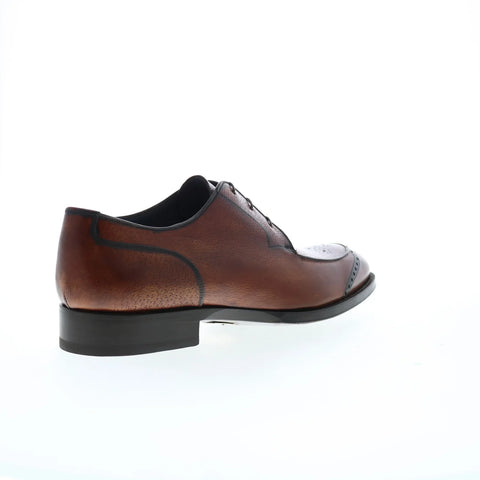 Di Bianco Pavoratti Pecari SBP889 Mens Brown Oxfords Casual Shoes