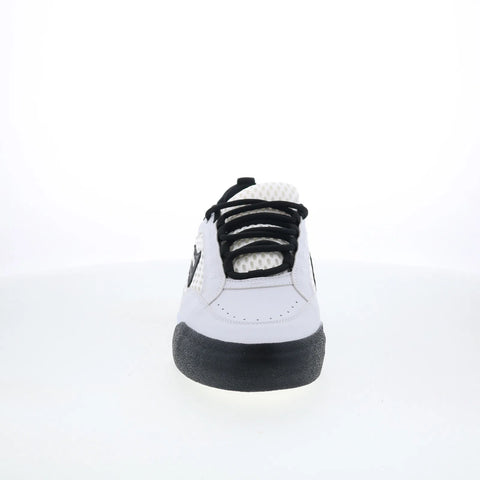 Lakai Payload Mens White Leather Lace Up Skate Inspired Sneakers Shoes