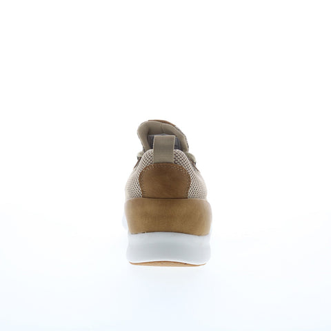 Steve Madden P-Boost Mens Brown Mesh Lace Up Lifestyle Sneakers Shoes