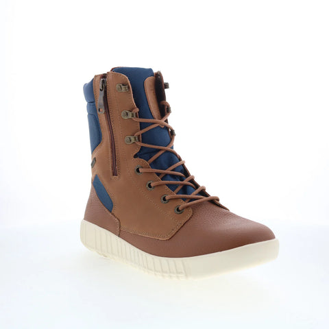 Pajar Pearson 52628 Mens Brown Leather Lace Up Casual Dress Boots