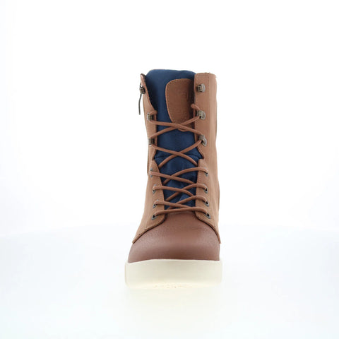 Pajar Pearson 52628 Mens Brown Leather Lace Up Casual Dress Boots