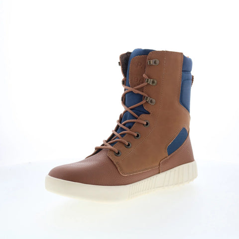Pajar Pearson 52628 Mens Brown Leather Lace Up Casual Dress Boots