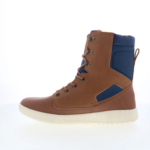 Pajar Pearson 52628 Mens Brown Leather Lace Up Casual Dress Boots