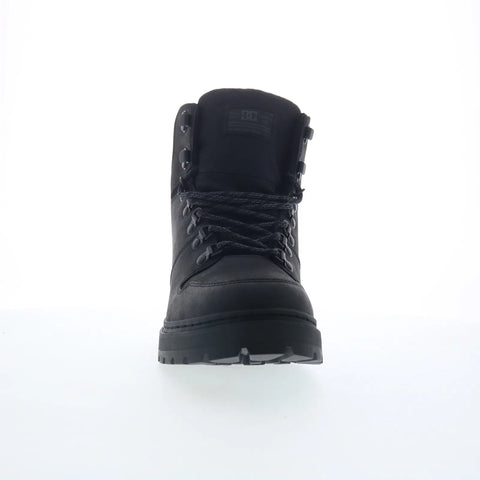 DC Peary TR ADYB700045-BB2 Mens Black Leather Skate Inspired Sneakers Shoes