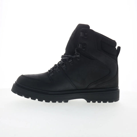 DC Peary TR ADYB700045-BB2 Mens Black Leather Skate Inspired Sneakers Shoes