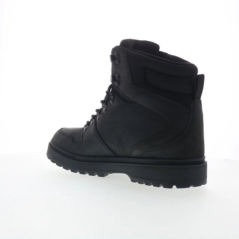 DC Peary TR ADYB700045-BB2 Mens Black Leather Skate Inspired Sneakers Shoes