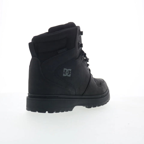 DC Peary TR ADYB700045-BB2 Mens Black Leather Skate Inspired Sneakers Shoes