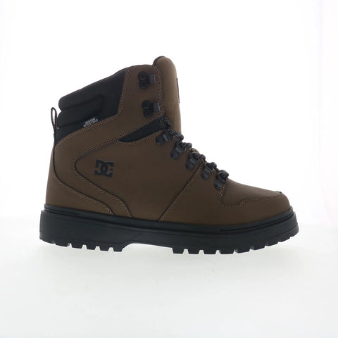 DC Peary TR ADYB700045-DCC Mens Brown Leather Skate Inspired Sneakers Shoes