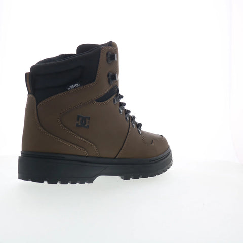 DC Peary TR ADYB700045-DCC Mens Brown Leather Skate Inspired Sneakers Shoes