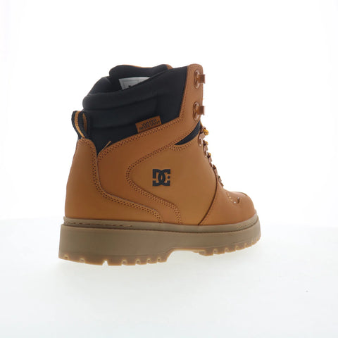DC Peary TR ADYB700045-WEA Mens Brown Leather Skate Inspired Sneakers Shoes
