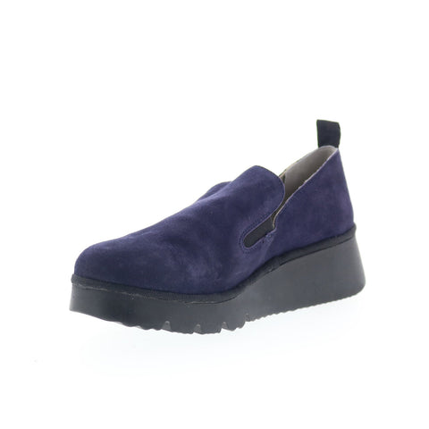 Fly London Pece PECE406FLY-004 Womens Blue Casual Loafers & Slip Ons Shoes