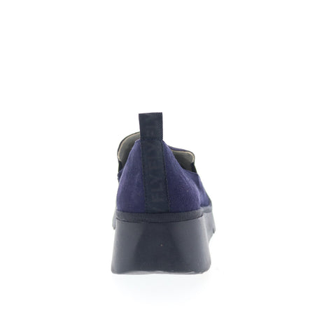 Fly London Pece PECE406FLY-004 Womens Blue Casual Loafers & Slip Ons Shoes