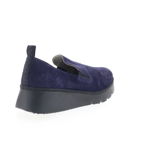 Fly London Pece PECE406FLY-004 Womens Blue Casual Loafers & Slip Ons Shoes