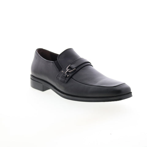 Bruno Magli Pedro PEDRO Mens Black Leather Loafers & Slip Ons Casual Shoes