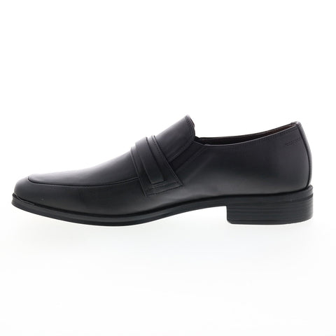 Bruno Magli Pedro PEDRO Mens Black Leather Loafers & Slip Ons Casual Shoes