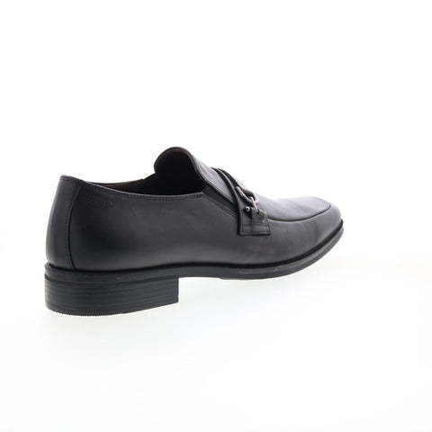 Bruno Magli Pedro PEDRO Mens Black Leather Loafers & Slip Ons Casual Shoes