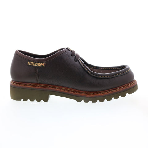 Mephisto Peppo Mens Brown Leather Oxfords & Lace Ups Casual Shoes