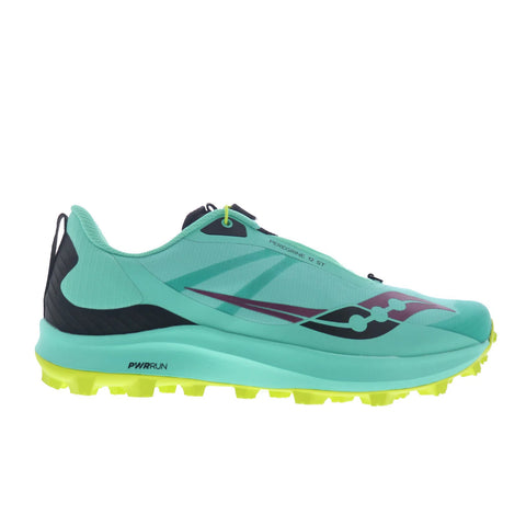 Saucony Peregrine 12 ST S10739-26 Womens Green Mesh Athletic Hiking Shoes